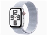 Apple Watch SE 第2世代 GPS+Cellularモデル 44mm MXGR3J/A [シルバー・ブルークラウドスポーツループ]