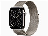 Apple Watch Series 11 GPS+Cellularモデル 46mm MFCY4J/A [ナチュラルチタニウムケース・ナチュラルミラネーゼループ S/M]