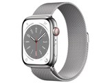 Apple Watch Series 8 GPS+Cellularモデル 45mm MNKJ3J/A [シルバーステンレススチールケース/シルバーミラネーゼループ]