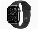 Apple Watch Series 11 GPS+Cellularモデル 42mm MF8T4J/A [スレートチタニウムケース・ブラックスポーツバンド M/L]