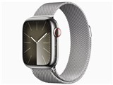 Apple Watch Series 9 GPS+Cellularモデル 41mm MRJ43J/A [シルバーミラネーゼループ]