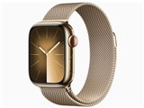 Apple Watch Series 9 GPS+Cellularモデル 41mm MRJ73J/A [ゴールドミラネーゼループ]
