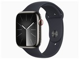 Apple Watch Series 9 GPS+Cellularモデル 45mm MRMW3J/A [グラファイトステンレススチールケース/ミッドナイトスポーツバンド M/L]