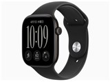 Apple Watch Series 12 GPSモデル 46mm MJEK4X/A [ブラック・ブラックスポーツバンド S/M]