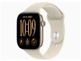 Apple Watch Series 12 GPSモデル 46mm MJEN4X/A [ライトゴールド・サンドスポーツバンド S/M]