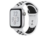 Apple Watch Nike+ Series 4 GPSモデル 40mm MU6H2J/A [ピュアプラチナム/ブラックNikeスポーツバンド]